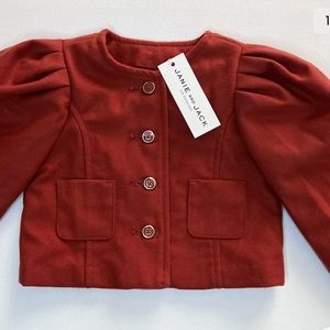 Janie and Jack Girls Baby Jacket Size 12-18 Months